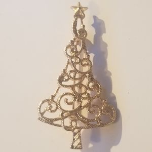 10/$10 Gold Christmas Tree Brooch